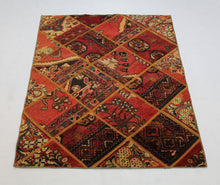 Load image into Gallery viewer, Handmade Antique, Vintage oriental Persian Tabriz rug - 206 X 150 cm
