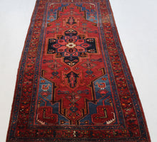 Load image into Gallery viewer, Handmade Antique, Vintage oriental Persian Zanjan rug - 210 X 107 cm
