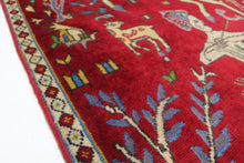 Load image into Gallery viewer, Handmade Antique, Vintage oriental Persian Tabriz rug - 150 X 95 cm
