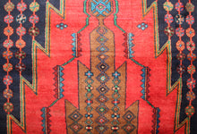 Load image into Gallery viewer, Handmade Antique, Vintage oriental Persian  Karmanshah rug - 371 X 150 cm
