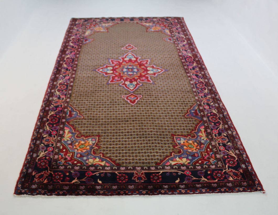 Handmade Antique, Vintage oriental Persian Mosel rug - 310 X 155 cm