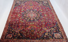Load image into Gallery viewer, Handmade Antique, Vintage oriental Persian Mashad rug - 308 X 220 cm
