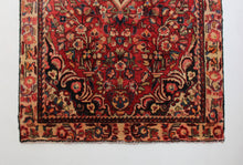 Load image into Gallery viewer, Handmade Antique, Vintage oriental wool Persian \Mazlaghan rug - 242 X 142 cm
