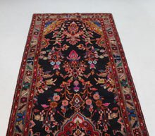 Load image into Gallery viewer, Handmade Antique, Vintage oriental Persian Mosel rug - 369 X 108 cm
