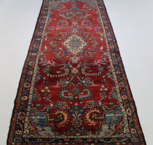 Load image into Gallery viewer, Handmade Antique, Vintage oriental Persian Malayer rug - 325 X 112 cm
