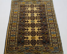Load image into Gallery viewer, Handmade Antique, Vintage oriental Persian Turkaman rug - 115 X 82 cm
