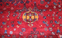 Load image into Gallery viewer, Handmade Antique, Vintage oriental Persian Hamedan rug - 290 X 108 cm
