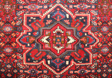 Load image into Gallery viewer, Handmade Antique, Vintage oriental Persian Hosinabad rug - 284 X 125 cm
