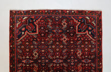 Load image into Gallery viewer, Handmade Antique, Vintage oriental Persian Hosinabad rug - 284 X 125 cm

