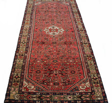 Load image into Gallery viewer, Handmade Antique, Vintage oriental Persian Nahavand rug - 282 X 109 cm
