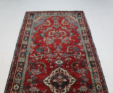 Load image into Gallery viewer, Handmade Antique, Vintage oriental Persian  Hamedan rug - 318 X 104 cm
