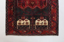 Load image into Gallery viewer, Handmade Antique, Vintage oriental Persian  Karmanshah rug -310 X 150 cm
