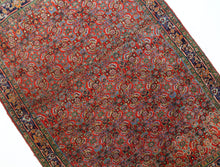 Load image into Gallery viewer, Handmade Antique, Vintage oriental wool Persian Bijar rug - 160 X 109 cm
