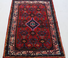 Load image into Gallery viewer, Handmade Antique, Vintage oriental Persian Asadabad rug - 125 X 76 cm
