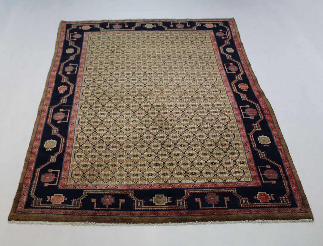 Handmade Antique, Vintage oriental Persian Mosel rug - 240 X 163 cm