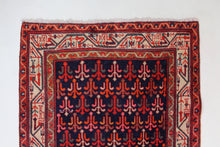 Load image into Gallery viewer, Handmade Antique, Vintage oriental wool Persian Arak rug - 290 X 106 cm
