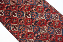 Load image into Gallery viewer, Handmade Antique, Vintage oriental wool Persian Bakhtiar rug - 256 X 117 cm
