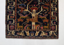 Load image into Gallery viewer, Handmade Antique, Vintage oriental Persian Afshar rug - 223 X 140 cm
