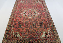 Load image into Gallery viewer, Handmade Antique, Vintage oriental wool Persian Mosel rug - 305 X 159 cm

