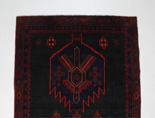 Load image into Gallery viewer, Handmade Antique, Vintage oriental Persian Karmanshah rug - 350 X 144 cm
