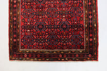 Load image into Gallery viewer, Handmade Antique, Vintage oriental Persian Hosianabad rug - 320 X 117 cm
