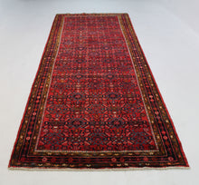 Load image into Gallery viewer, Handmade Antique, Vintage oriental Persian Hosianabad rug - 320 X 117 cm
