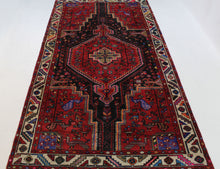 Load image into Gallery viewer, Handmade Antique, Vintage oriental Persian Hamedan rug - 352 X 160 cm
