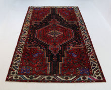 Load image into Gallery viewer, Handmade Antique, Vintage oriental Persian Hamedan rug - 352 X 160 cm
