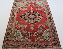 Load image into Gallery viewer, Handmade Antique, Vintage oriental Persian  Mahal rug - 220 X 130 cm
