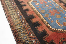 Load image into Gallery viewer, Handmade Antique, Vintage oriental Persian Zanjan rug -215 X 130 cm
