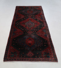 Load image into Gallery viewer, Handmade Antique, Vintage oriental Persian Karmanshah rug - 239 X 149 cm
