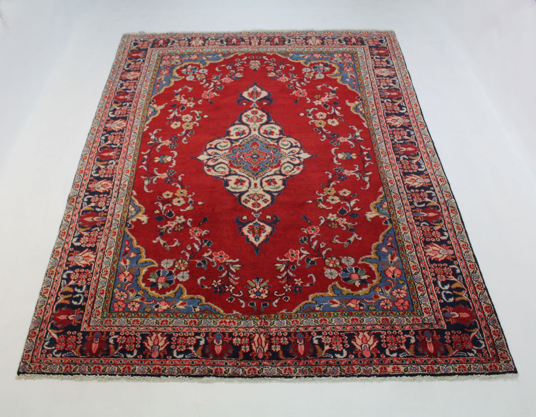Handmade Antique, Vintage oriental Persian Shahrbaf rug - 287 X 192 cm