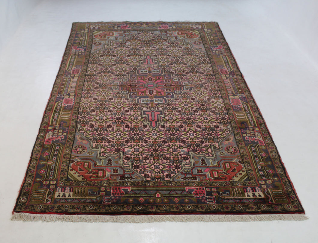 Handmade Antique, Vintage oriental Persian Savah rug - 295 X 150 cm