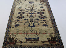 Load image into Gallery viewer, Handmade Antique, Vintage oriental wool Persian \Lori rug - 245 X 140 cm
