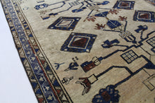 Load image into Gallery viewer, Handmade Antique, Vintage oriental wool Persian \Lori rug - 245 X 140 cm
