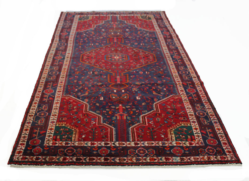 Handmade Antique, Vintage oriental Persian Mosel rug - 325 X 150 cm