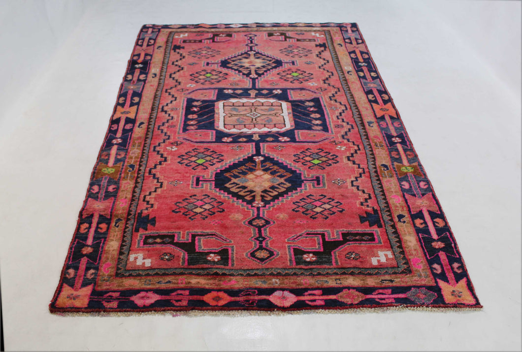Handmade Antique, Vintage oriental Persian Ghochan rug - 265 X 147 cm