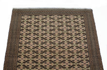 Load image into Gallery viewer, Handmade Antique, Vintage oriental Persian Turkaman rug - 189 X 130 cm
