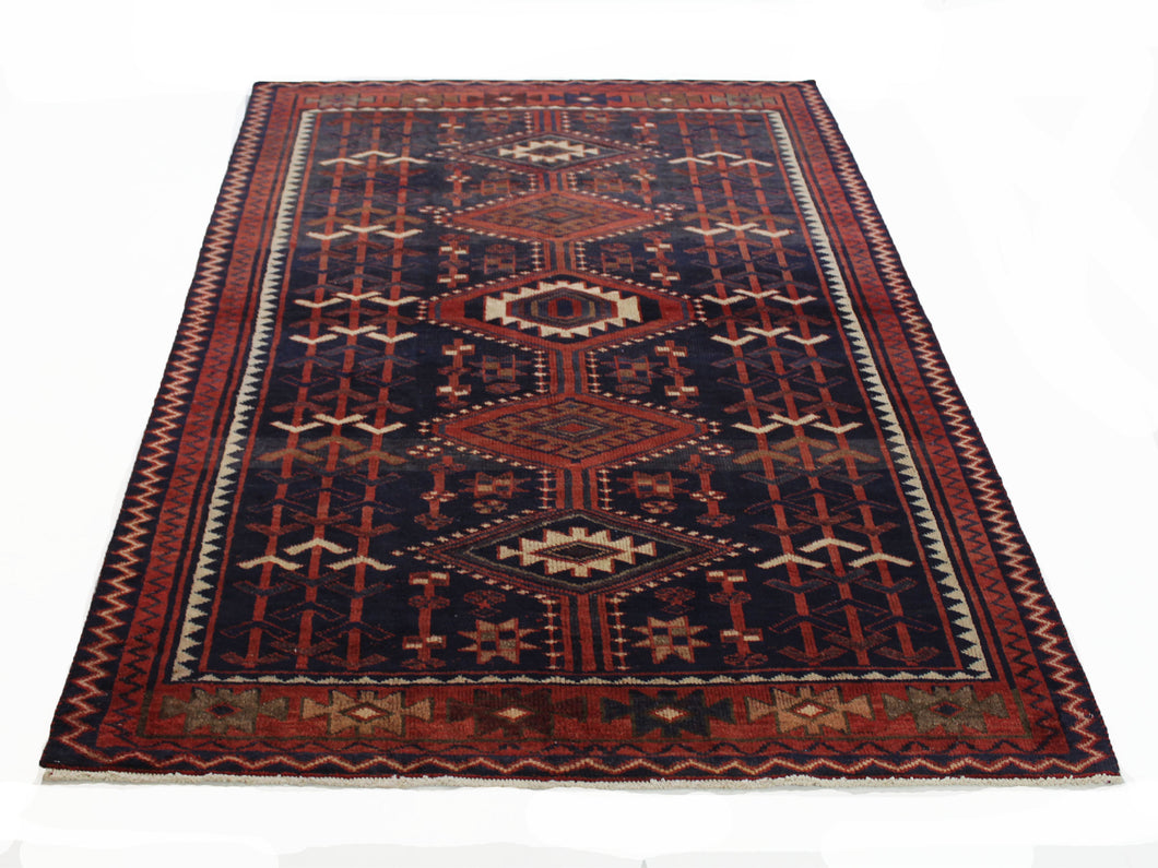 Handmade Antique, Vintage oriental Persian Ghochan rug - 245 X 152 cm