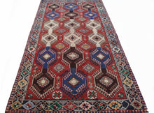 Load image into Gallery viewer, Handmade Antique, Vintage oriental Persian  Bakhtiar rug - 310 X 156 cm
