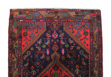 Load image into Gallery viewer, Handmade Antique, Vintage oriental Persian Mosel rug - 313 X 100 cm
