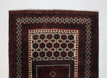 Load image into Gallery viewer, Handmade Antique, Vintage oriental Persian Baluch rug - 190 X 98 cm
