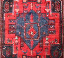 Load image into Gallery viewer, Handmade Antique, Vintage oriental Persian Karmanshah rug - 321 X 145 cm
