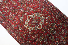 Load image into Gallery viewer, Handmade Antique, Vintage oriental Persian  Mosel rug - 300 X 137 cm
