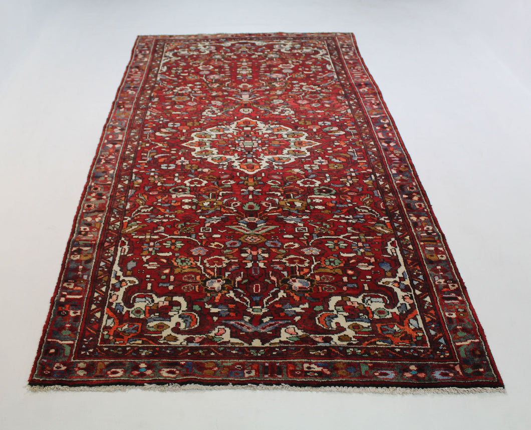 Handmade Antique, Vintage oriental Persian  Mosel rug - 300 X 137 cm