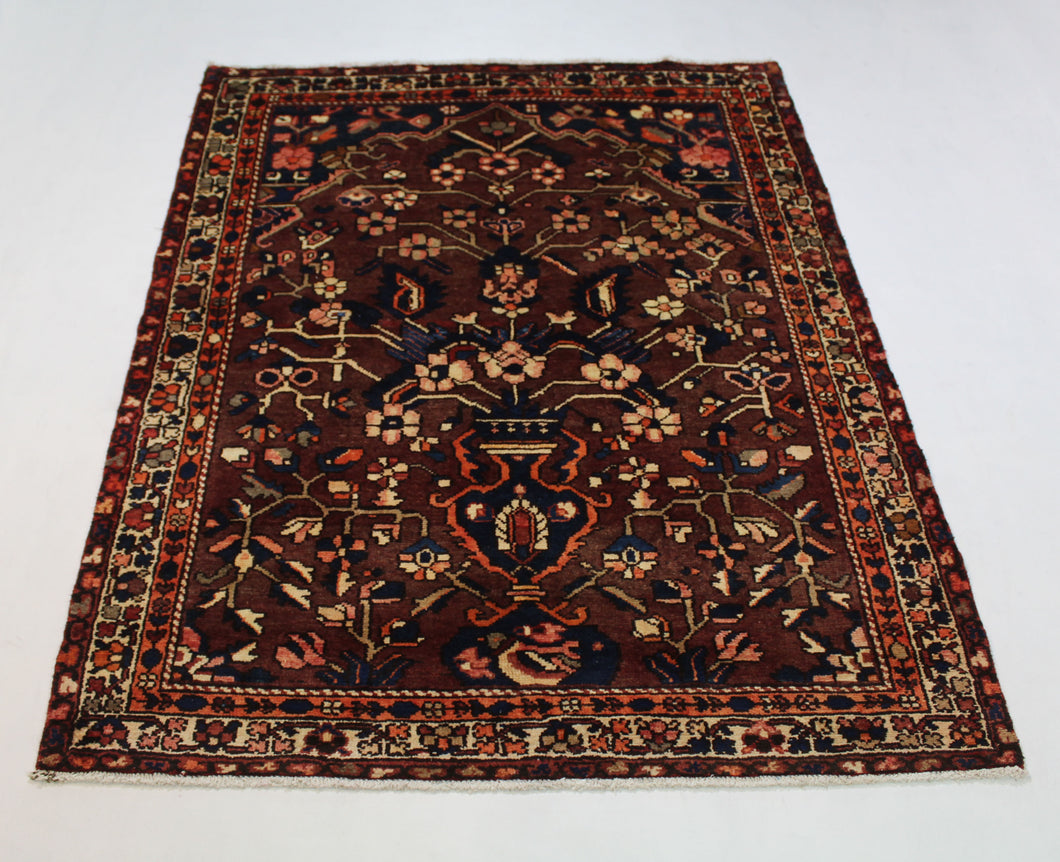 Handmade Antique, Vintage oriental Persian  Bakhtiar rug - 217 X 150 cm