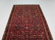 Load image into Gallery viewer, Handmade Antique, Vintage oriental Persian Mosel rug -356 X 117 cm
