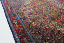 Load image into Gallery viewer, Handmade Antique, Vintage oriental Persian  Sanandaj rug - 194 X 142 cm
