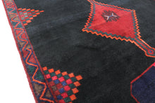 Load image into Gallery viewer, Handmade Antique, Vintage oriental Persian Karmanshah rug - 214 X 103 cm
