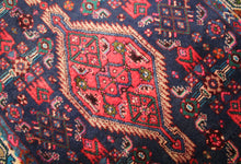 Load image into Gallery viewer, Handmade Antique, Vintage oriental Persian Mosel rug - 346 X 105 cm
